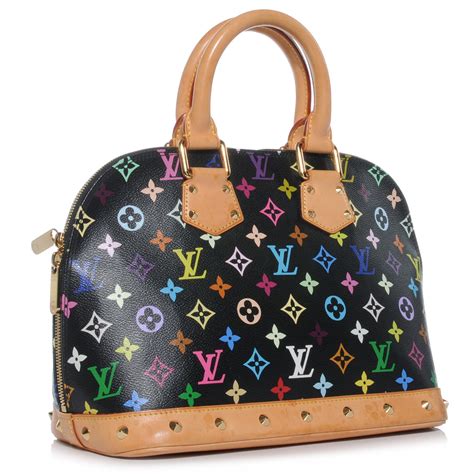 louis vuitton alma multicolor black|Louis Vuitton Alma Black Bags & Handbags for Women .